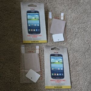 🦋 Set: Samsung Screen Protectors - Transparent (Single Protector Per 3-Pack)